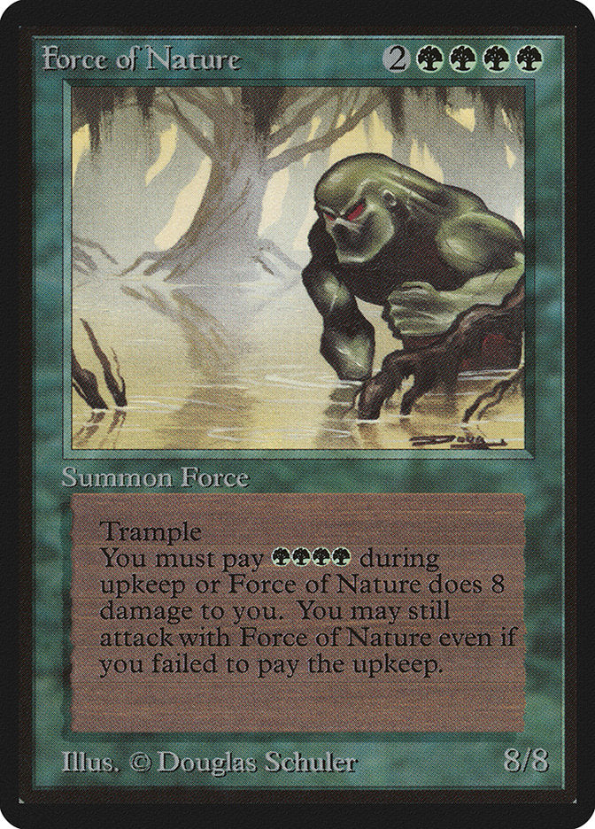 Force of Nature [Beta Edition] | Card Merchant Takapuna