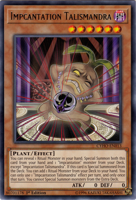 Impcantation Talismandra [CYHO-EN013] Rare | Card Merchant Takapuna
