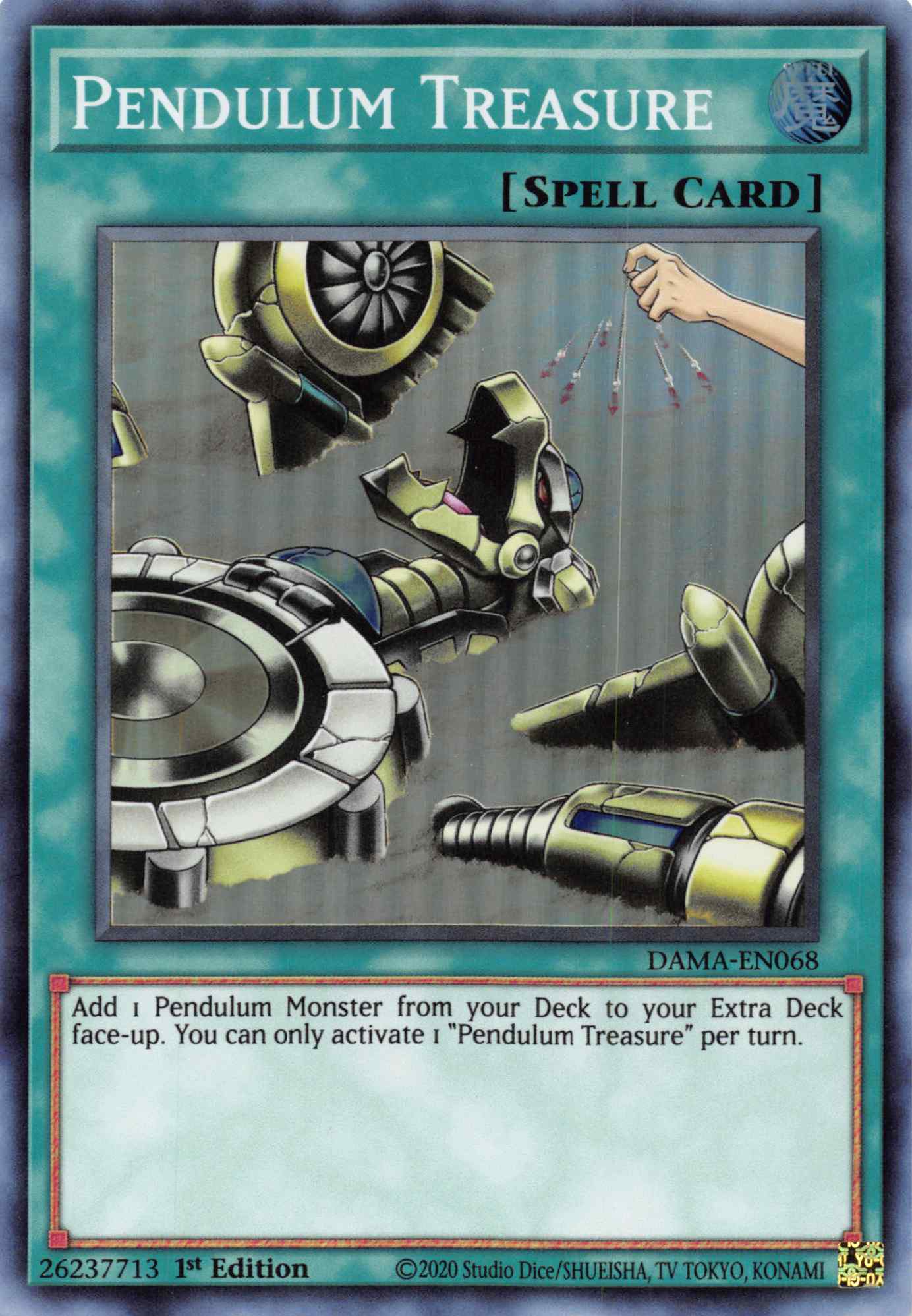 Pendulum Treasure [DAMA-EN068] Super Rare | Card Merchant Takapuna
