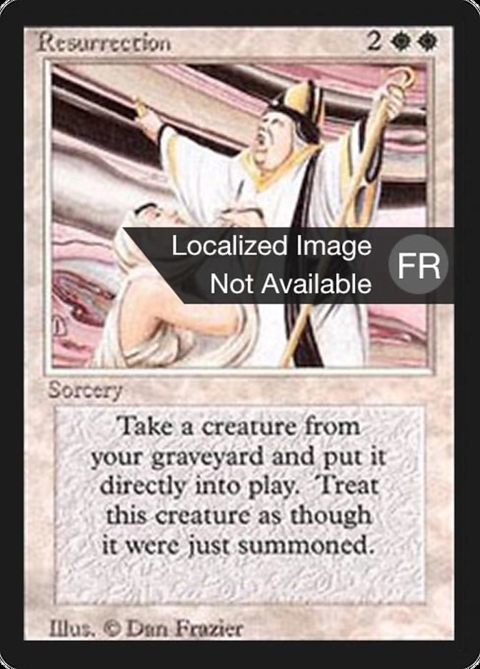 Resurrection [Foreign Black Border] | Card Merchant Takapuna