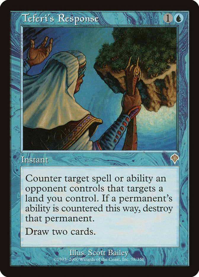 Teferi's Response [Invasion] | Card Merchant Takapuna