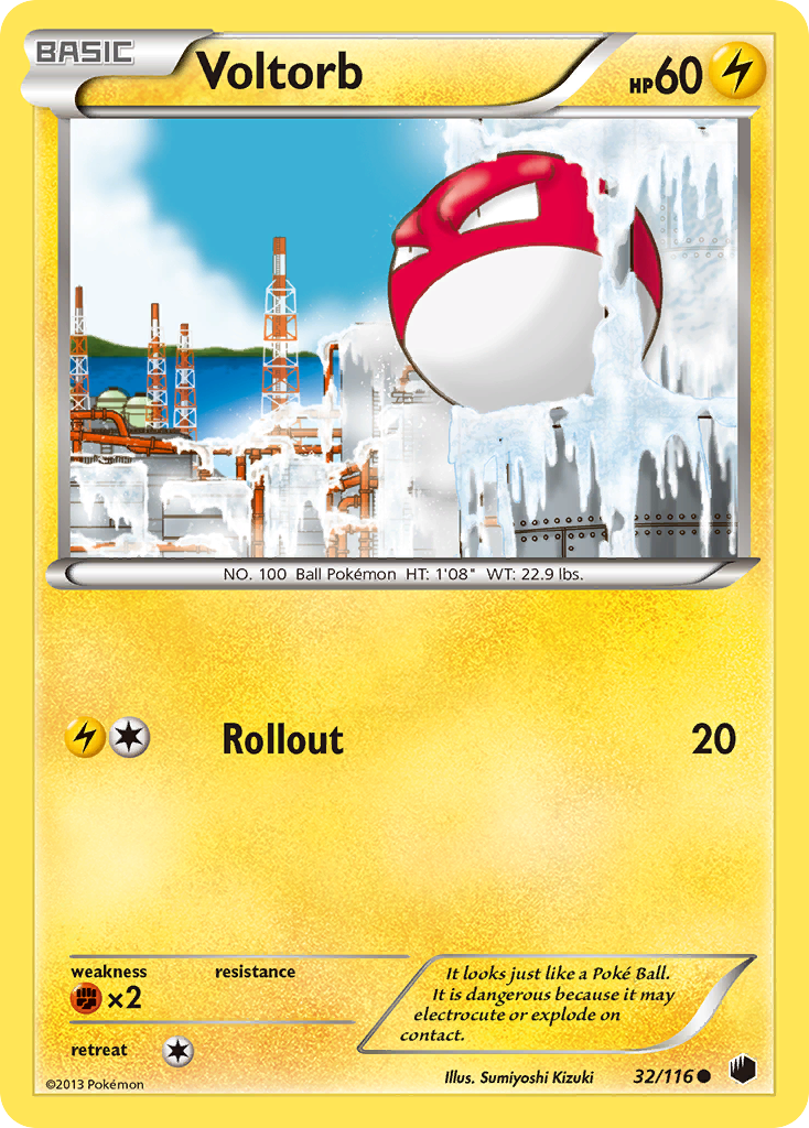 Voltorb (32/116) [Black & White: Plasma Freeze] | Card Merchant Takapuna