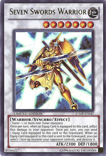 Seven Swords Warrior [JUMP-EN047] Ultra Rare | Card Merchant Takapuna