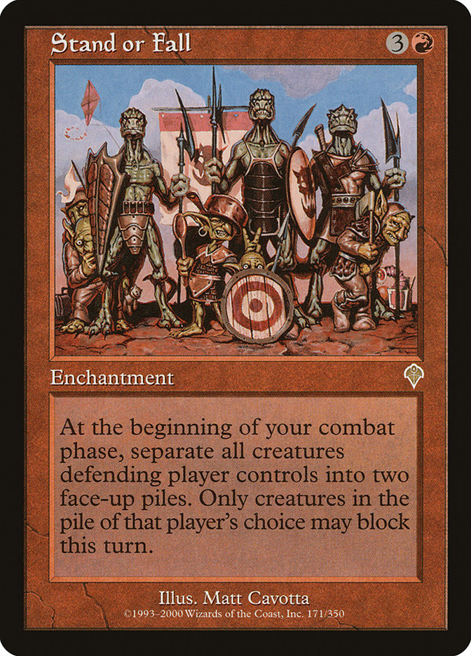 Stand or Fall [Invasion] | Card Merchant Takapuna