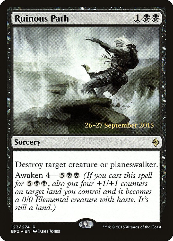 Ruinous Path [Battle for Zendikar Prerelease Promos] | Card Merchant Takapuna