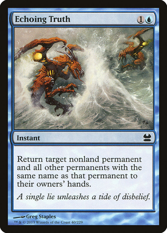 Echoing Truth [Modern Masters] | Card Merchant Takapuna