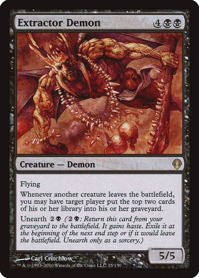 Extractor Demon [Archenemy] | Card Merchant Takapuna