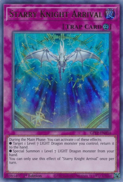 Starry Knight Arrival [GFTP-EN034] Ultra Rare | Card Merchant Takapuna