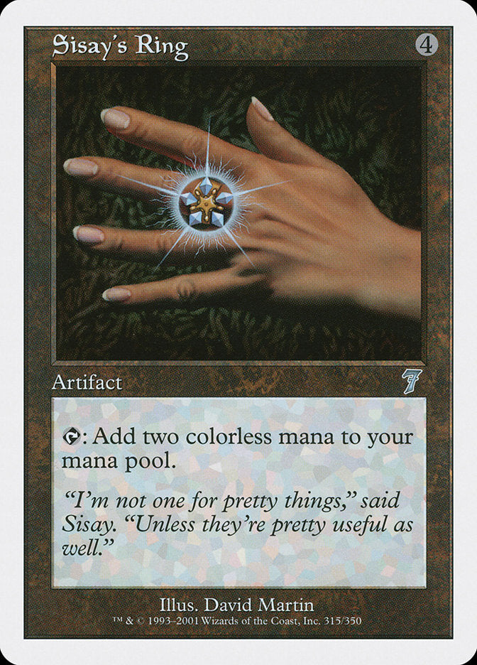 Sisay's Ring [Seventh Edition] | Card Merchant Takapuna