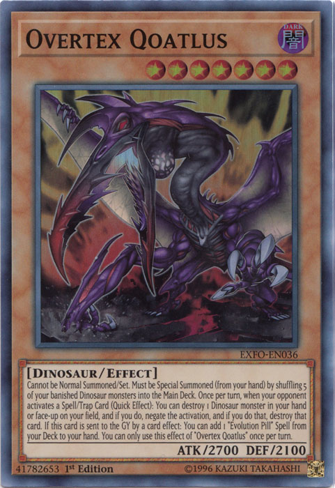 Overtex Qoatlus [EXFO-EN036] Super Rare | Card Merchant Takapuna