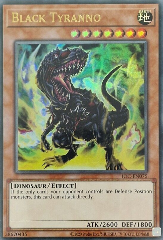 Black Tyranno (25th Anniversary) [IOC-EN075] Ultra Rare | Card Merchant Takapuna