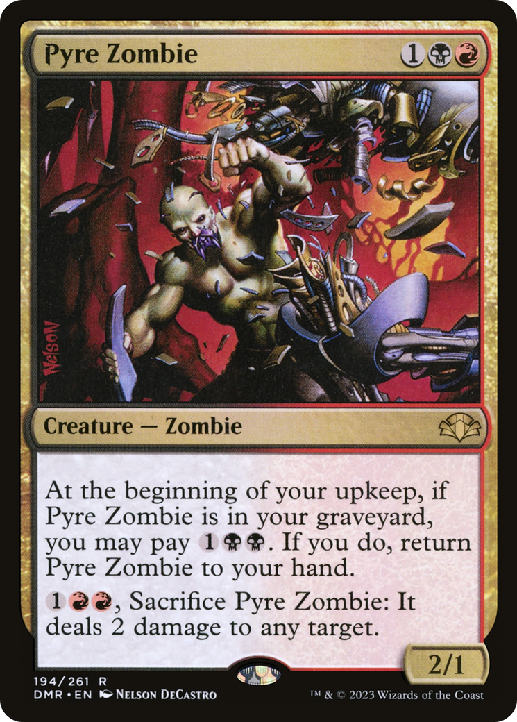 Pyre Zombie [Dominaria Remastered] | Card Merchant Takapuna