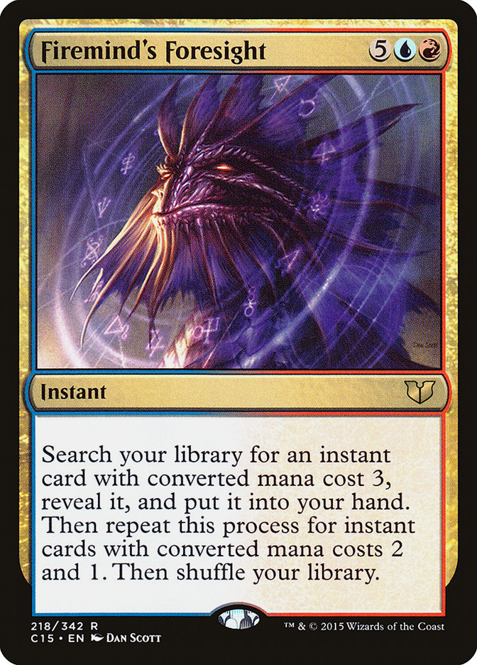 Firemind's Foresight [Commander 2015] | Card Merchant Takapuna