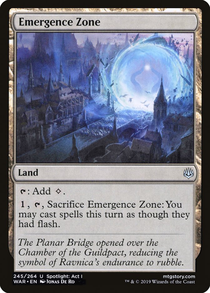 Emergence Zone [War of the Spark] | Card Merchant Takapuna