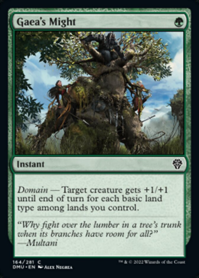 Gaea's Might [Dominaria United] | Card Merchant Takapuna