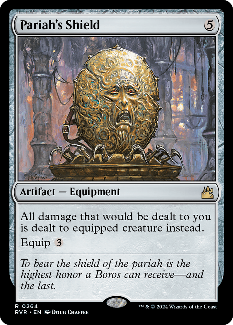 Pariah's Shield [Ravnica Remastered] | Card Merchant Takapuna