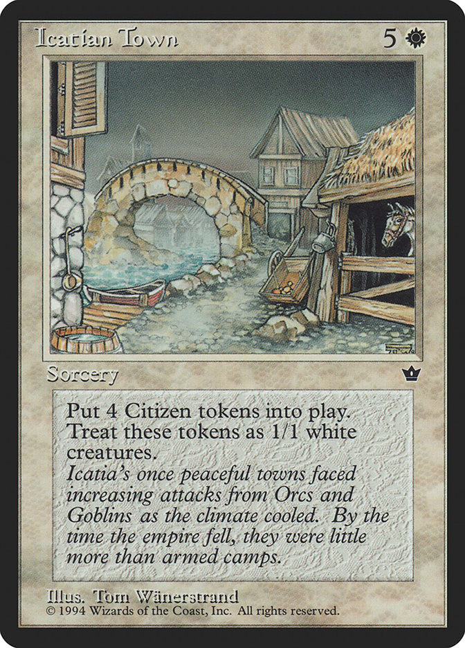 Icatian Town [Fallen Empires] | Card Merchant Takapuna