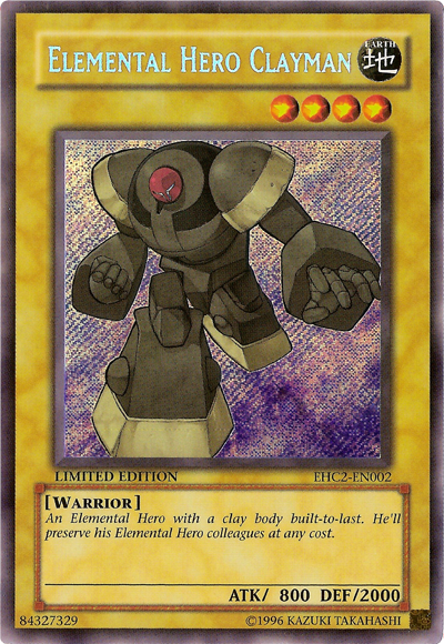 Elemental Hero Clayman [EHC2-EN002] Secret Rare | Card Merchant Takapuna