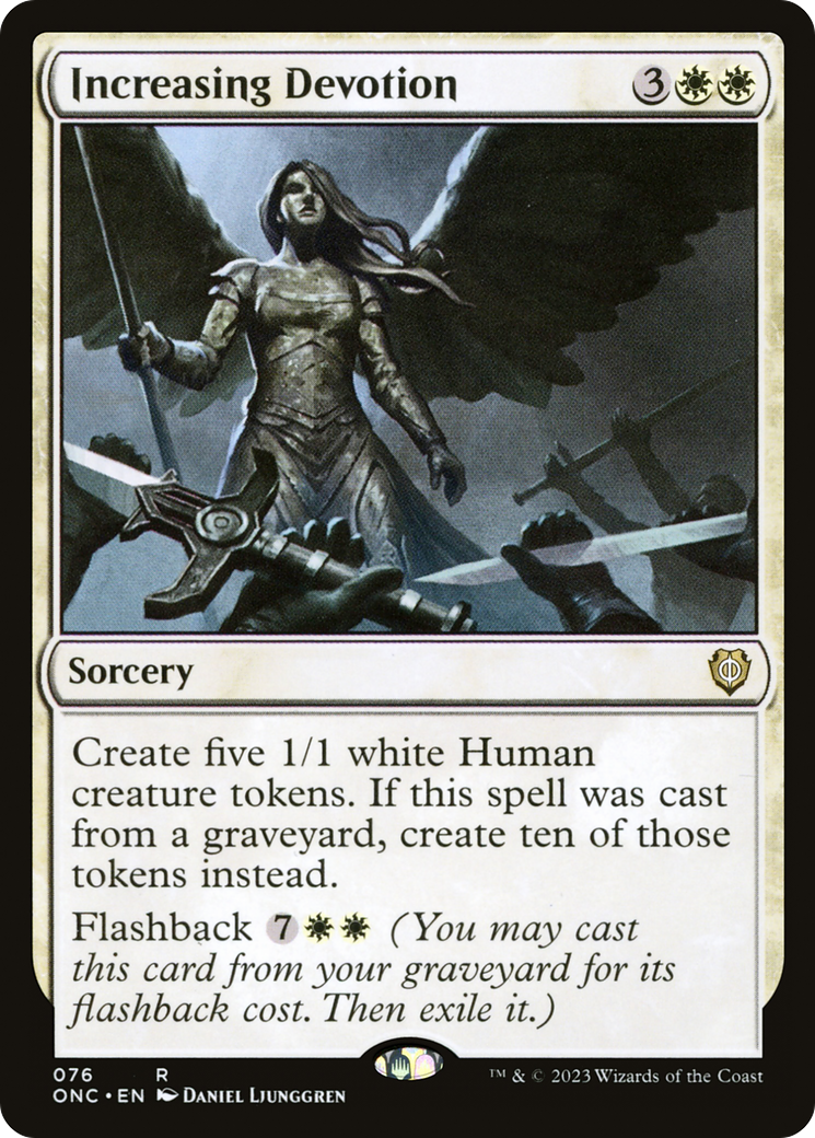 Increasing Devotion [Phyrexia: All Will Be One Commander] | Card Merchant Takapuna