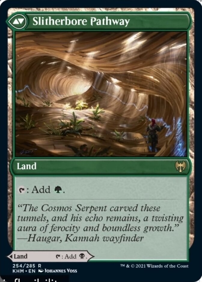 Darkbore Pathway // Slitherbore Pathway [Kaldheim] | Card Merchant Takapuna