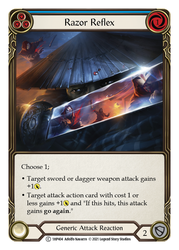 Razor Reflex (Blue) [1HP404] (History Pack 1) | Card Merchant Takapuna