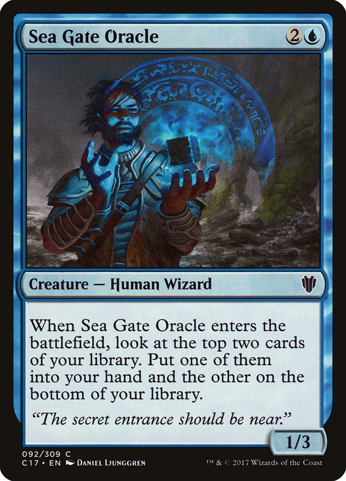 Sea Gate Oracle [Commander 2017] | Card Merchant Takapuna