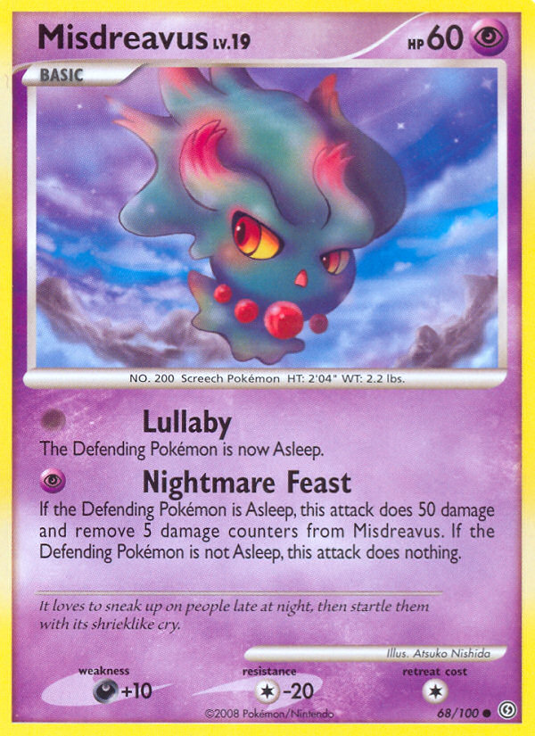 Misdreavus (68/100) [Diamond & Pearl: Stormfront] | Card Merchant Takapuna
