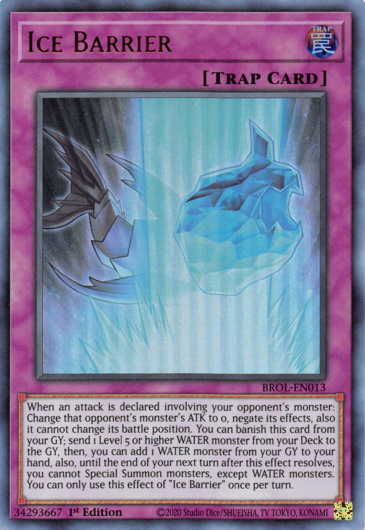 Ice Barrier [BROL-EN013] Ultra Rare | Card Merchant Takapuna
