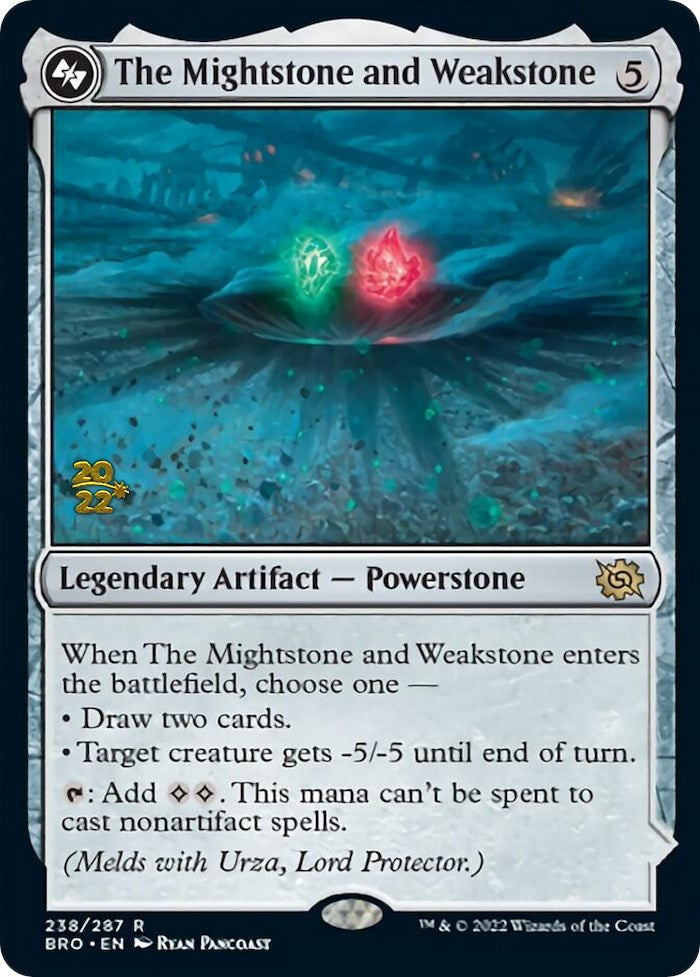 The Mightstone and Weakstone [The Brothers' War Prerelease Promos] | Card Merchant Takapuna