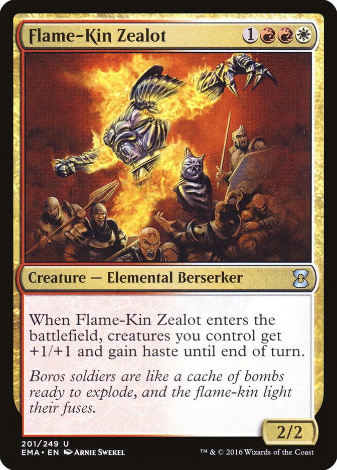 Flame-Kin Zealot [Eternal Masters] | Card Merchant Takapuna