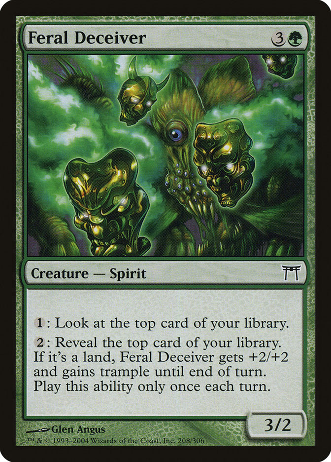 Feral Deceiver [Champions of Kamigawa] | Card Merchant Takapuna