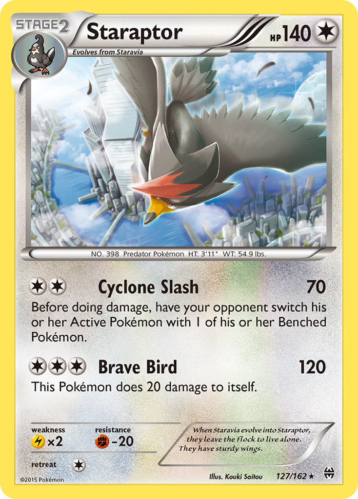Staraptor (127/162) [XY: BREAKthrough] | Card Merchant Takapuna