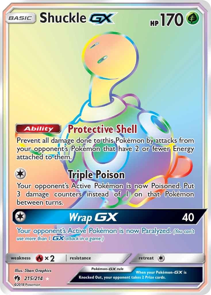 Shuckle GX (215/214) [Sun & Moon: Lost Thunder] | Card Merchant Takapuna