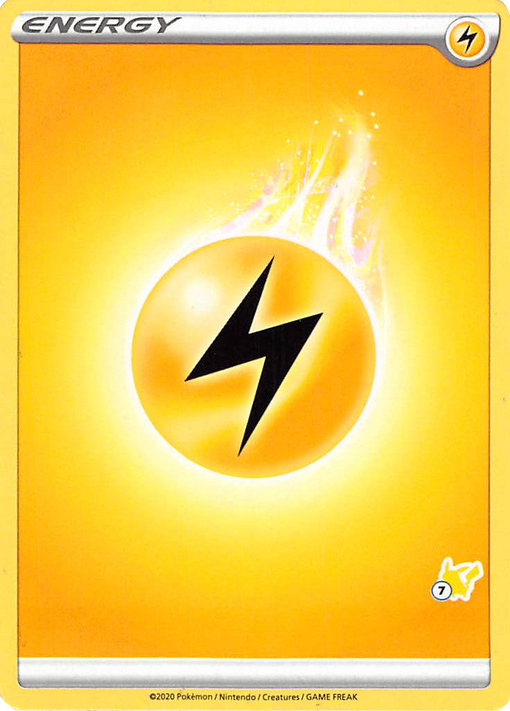Lightning Energy (Pikachu Stamp #7) [Battle Academy 2022] | Card Merchant Takapuna