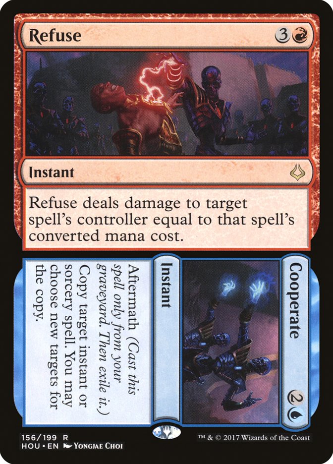 Refuse // Cooperate [Hour of Devastation] | Card Merchant Takapuna