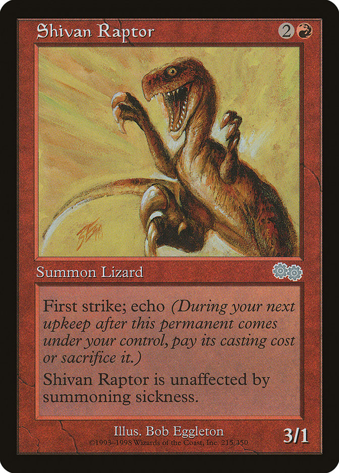 Shivan Raptor [Urza's Saga] | Card Merchant Takapuna