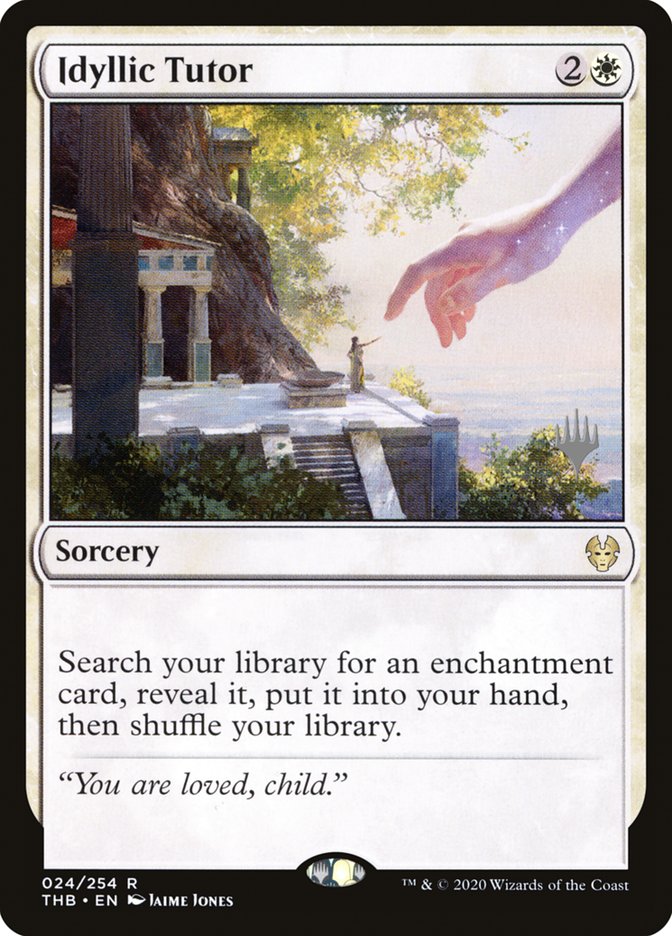 Idyllic Tutor (Promo Pack) [Theros Beyond Death Promos] | Card Merchant Takapuna