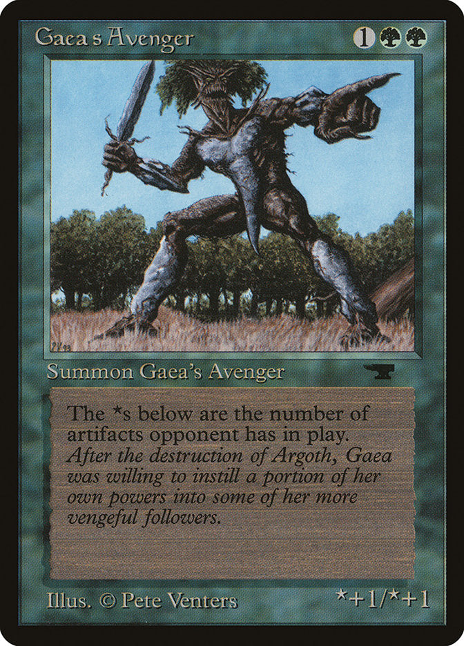Gaea's Avenger [Antiquities] | Card Merchant Takapuna