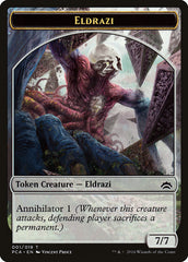 Eldrazi Spawn (004) // Eldrazi Double-Sided Token [Planechase Anthology Tokens] | Card Merchant Takapuna