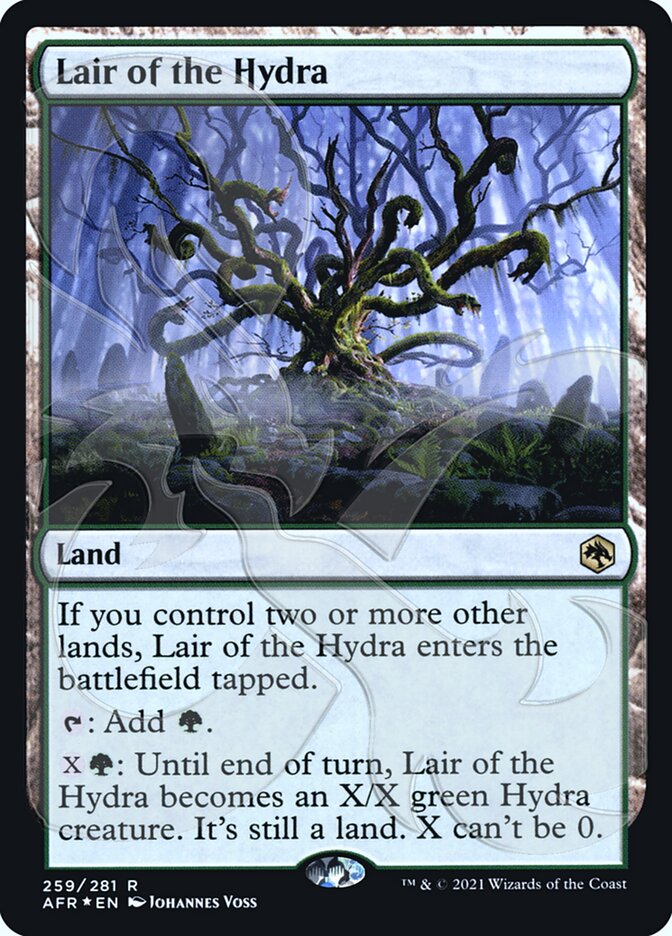 Lair of the Hydra (Ampersand Promo) [Dungeons & Dragons: Adventures in the Forgotten Realms Promos] | Card Merchant Takapuna