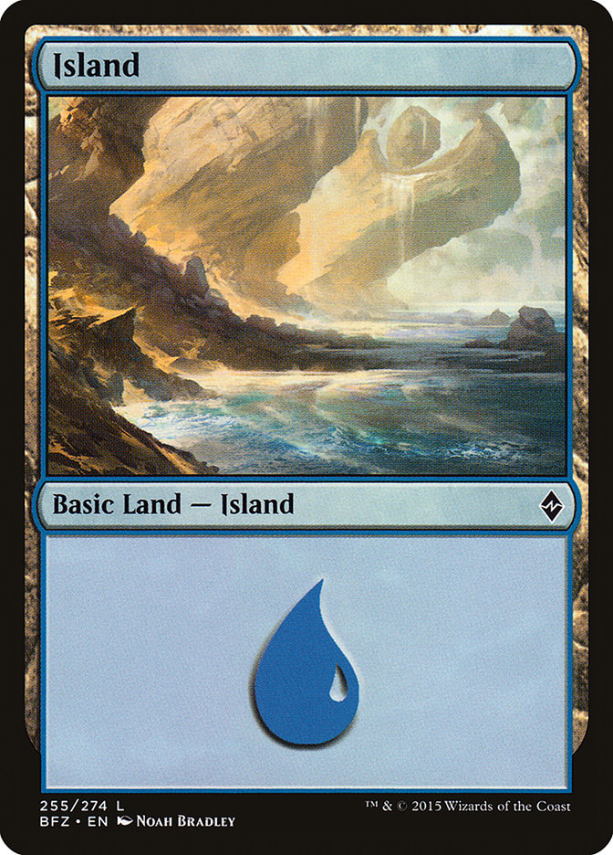 Island (255) [Battle for Zendikar] | Card Merchant Takapuna
