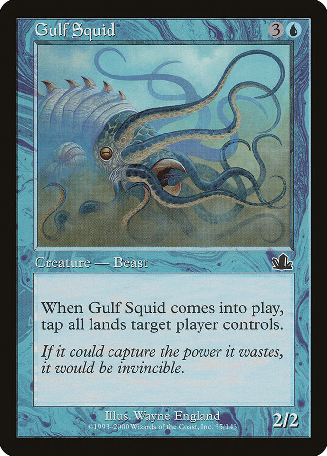 Gulf Squid [Prophecy] | Card Merchant Takapuna