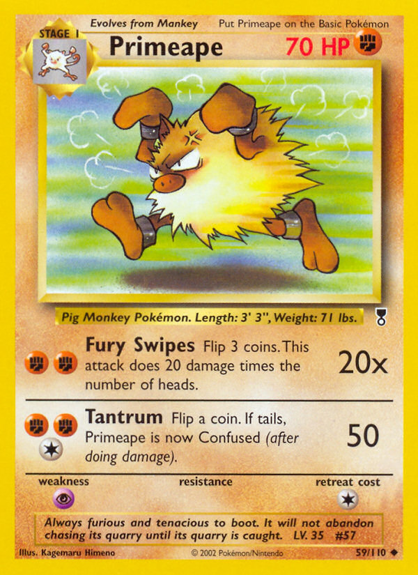 Primeape (59/110) [Legendary Collection] | Card Merchant Takapuna