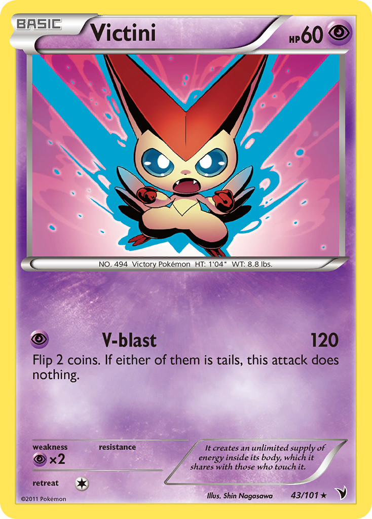 Victini (43/101) [Black & White: Noble Victories] | Card Merchant Takapuna