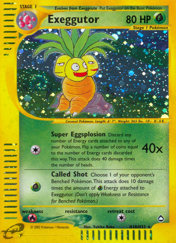 Exeggutor (H10/H32) [Aquapolis] | Card Merchant Takapuna