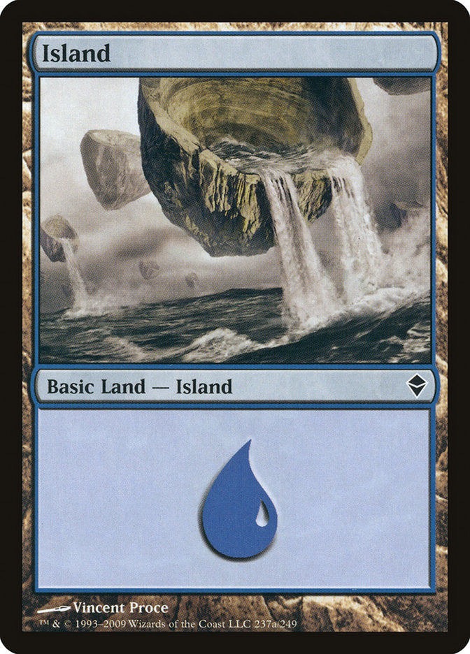 Island (237a) [Zendikar] | Card Merchant Takapuna