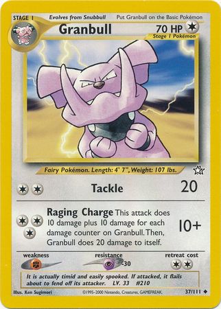 Granbull (37/111) [Neo Genesis Unlimited] | Card Merchant Takapuna