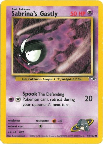 Sabrina's Gastly (93/132) [Gym Heroes Unlimited] | Card Merchant Takapuna