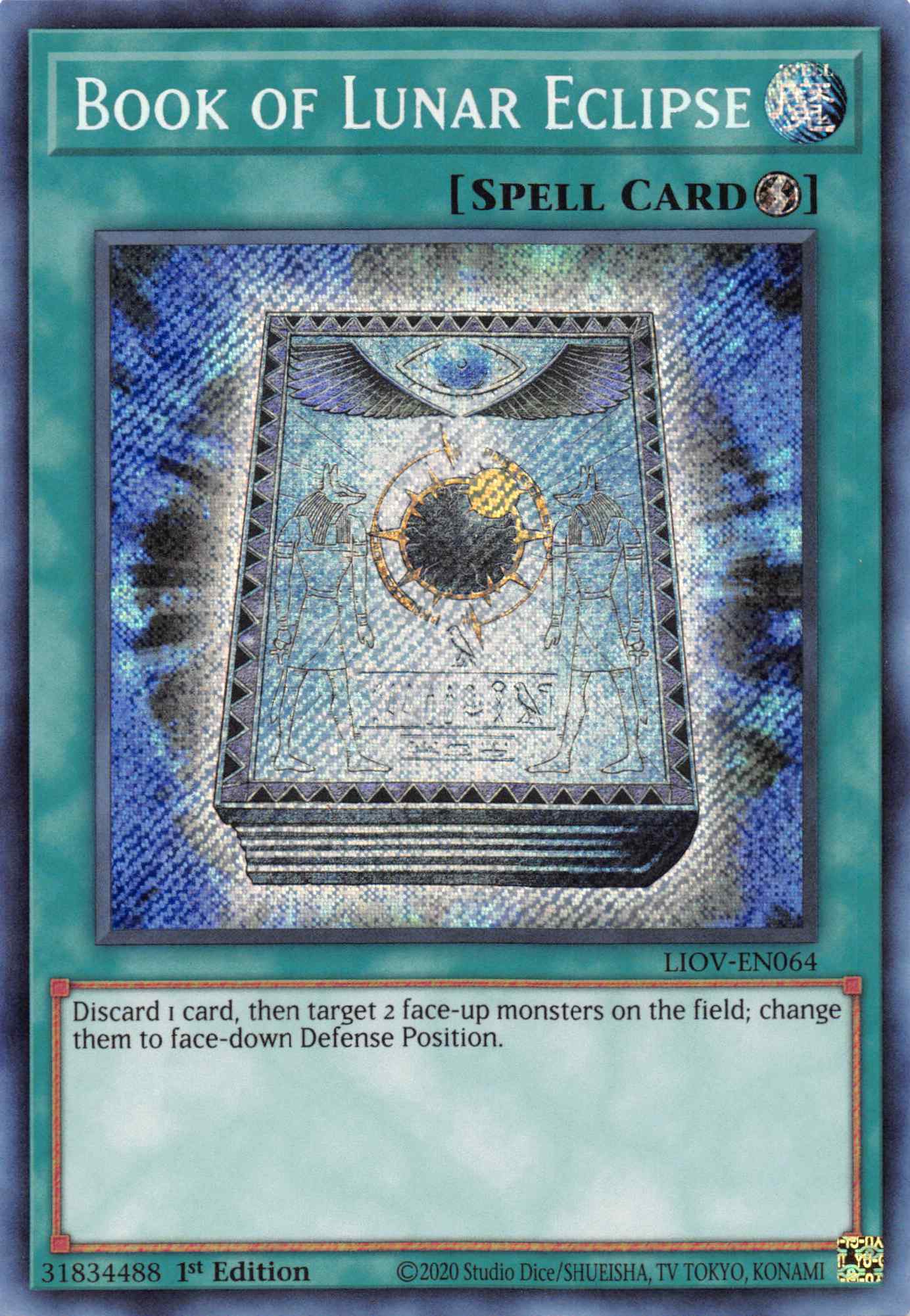 Book of Lunar Eclipse [LIOV-EN064] Secret Rare | Card Merchant Takapuna