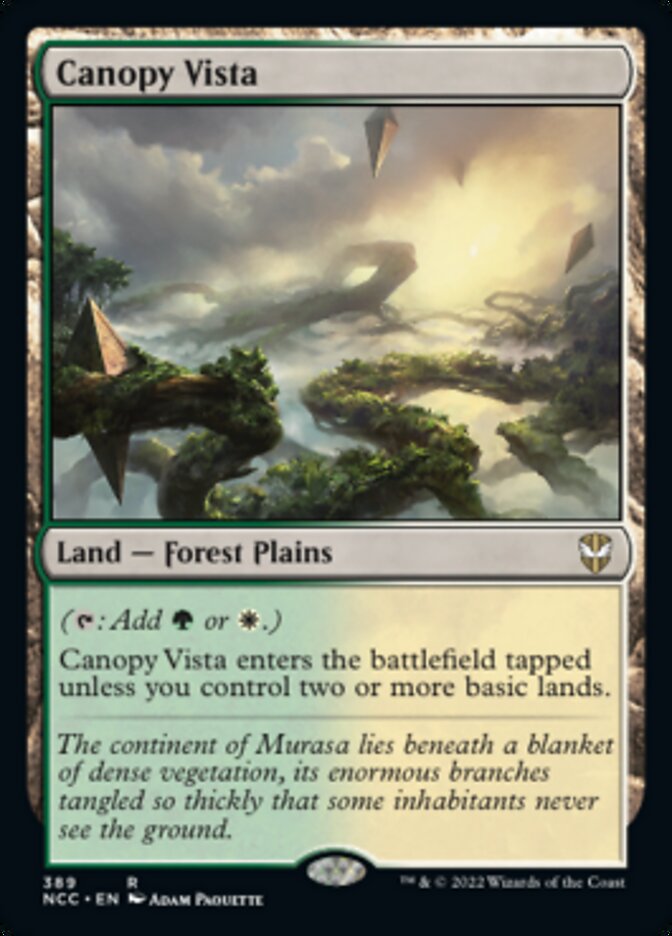 Canopy Vista [Streets of New Capenna Commander] | Card Merchant Takapuna